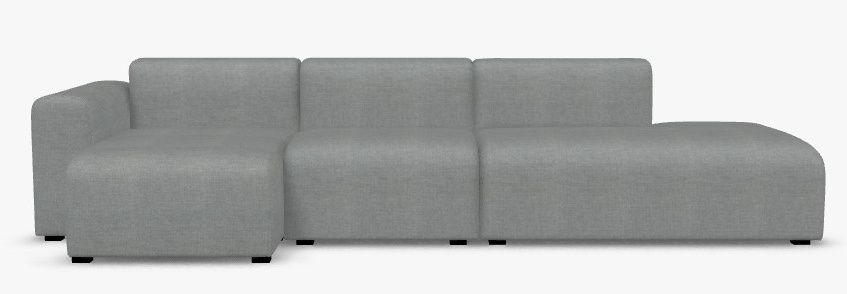 Mags Sofa 3-Sitzer Kombinations 3 Armlehne niedrig HALLINGDAL 116 Hay EINZELSTÜCK