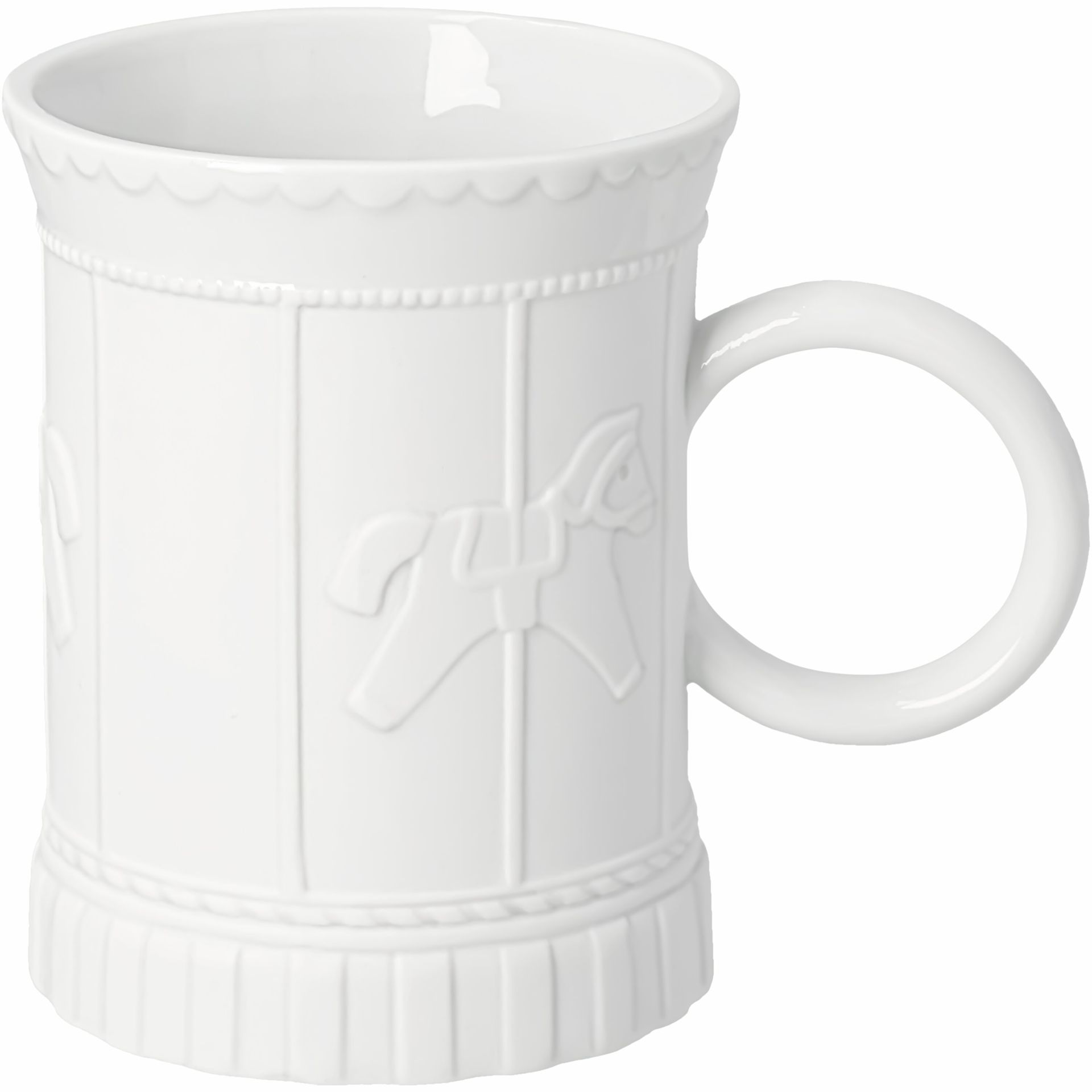 Karuselltasse Streifen Räder