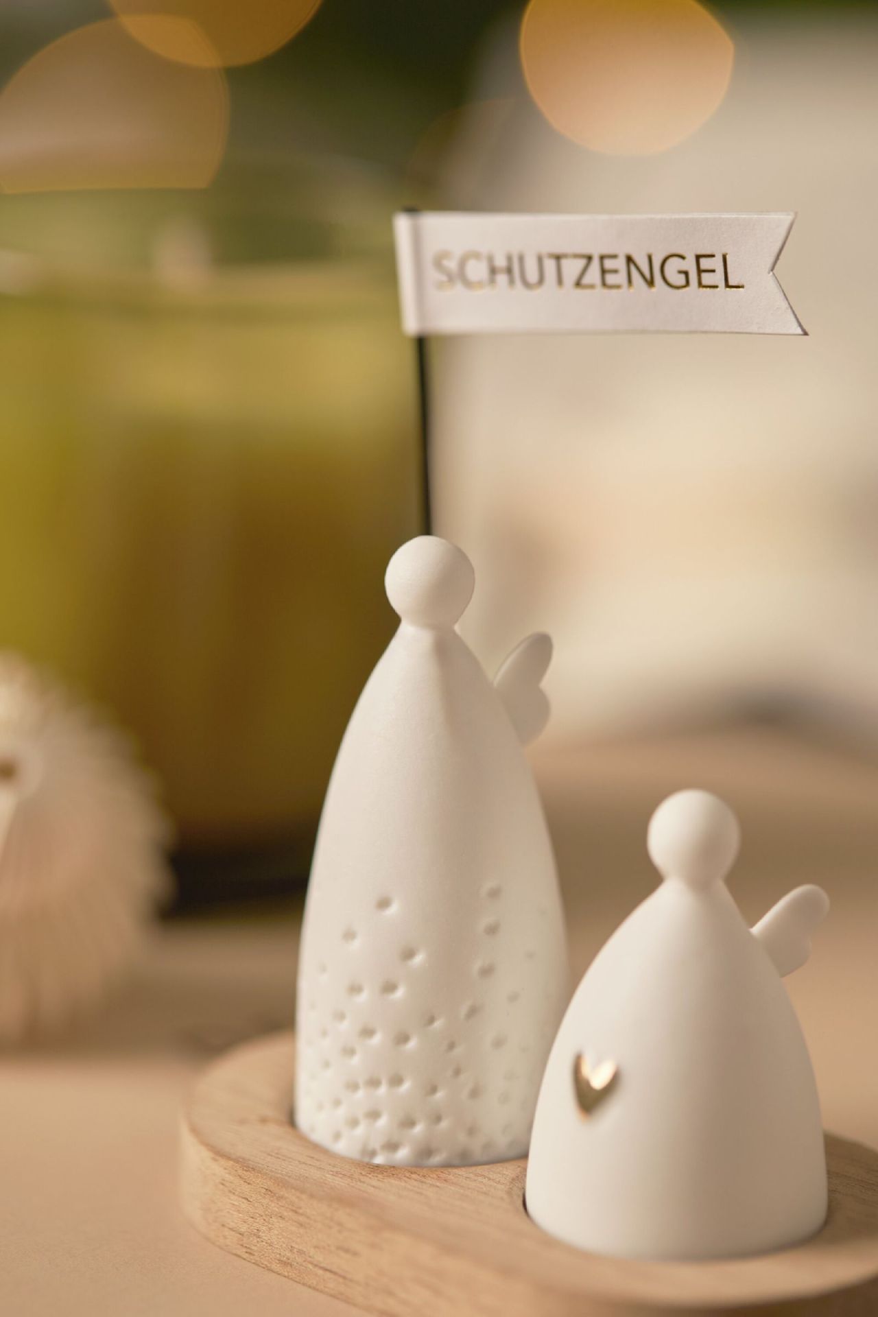 Weihnachtsgruß Schutzengel Geschenk (Deutsche Ausführung) Räder
