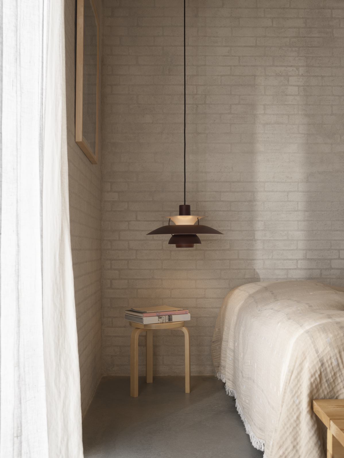 PH 5 Monochrome Pendelleuchte Louis Poulsen Dusty Indigo