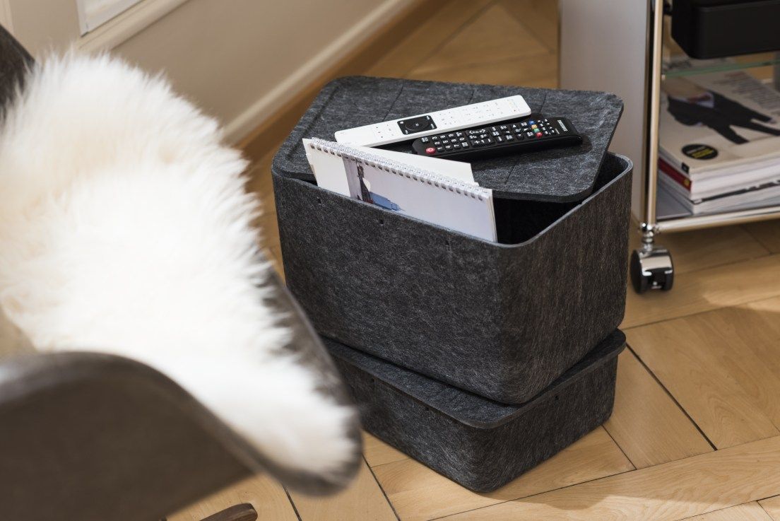 USM Haller Inos Box tief mit Tablett