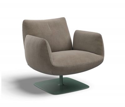 Jalis Clubsessel / Drehsessel mit Tellerfuß Cor