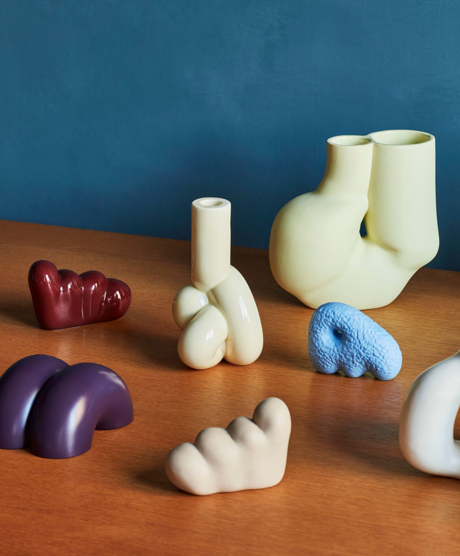 W&S Chubby Vase Hay EINZELSTÜCK