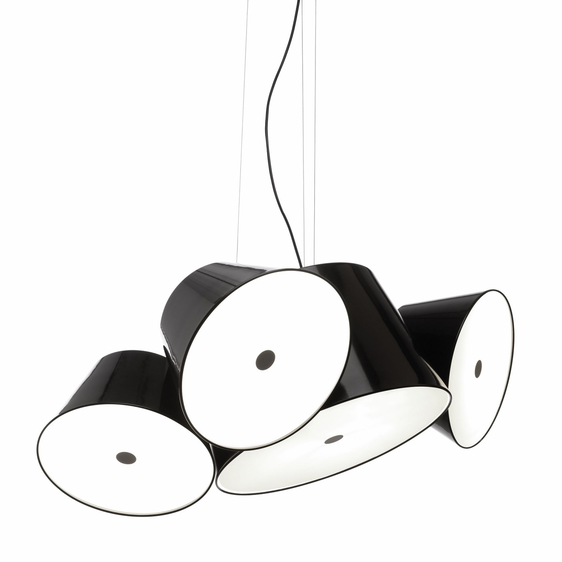 Tam Tam 3 LED Pendelleuchte marset Schwarz-Schwarz