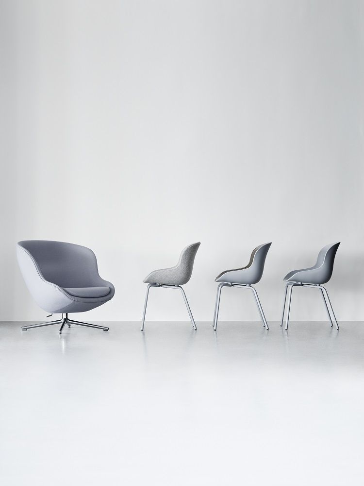 Hyg Lounge Chair Low Swivel Sessel mit Drehgestell Normann Copenhagen