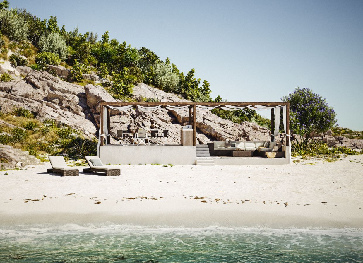 Lounge Daybed inkl. Polster Dedon