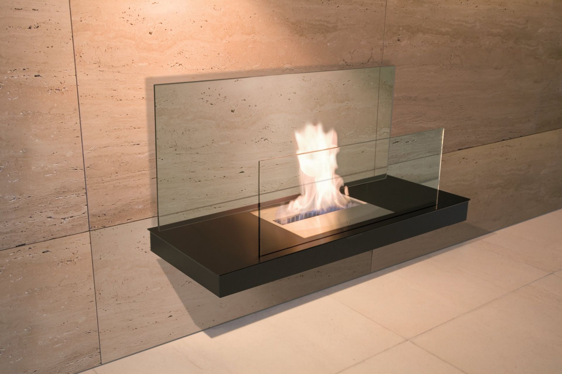 Wall Flame 2 Ethanol Kamin Radius