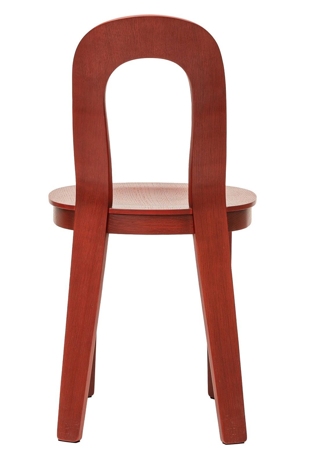 Olivia Chair Holzstuhl Design House Stockholm Eiche rot Olivia Chair: Moderner Holzstuhl in Rot, Design House Stockholm, Eiche, minimalistisches Design.