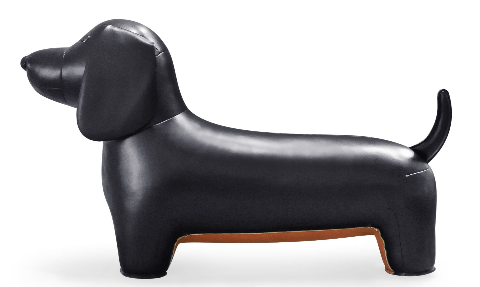 Stool Teckel Hocker Schwarz Züny