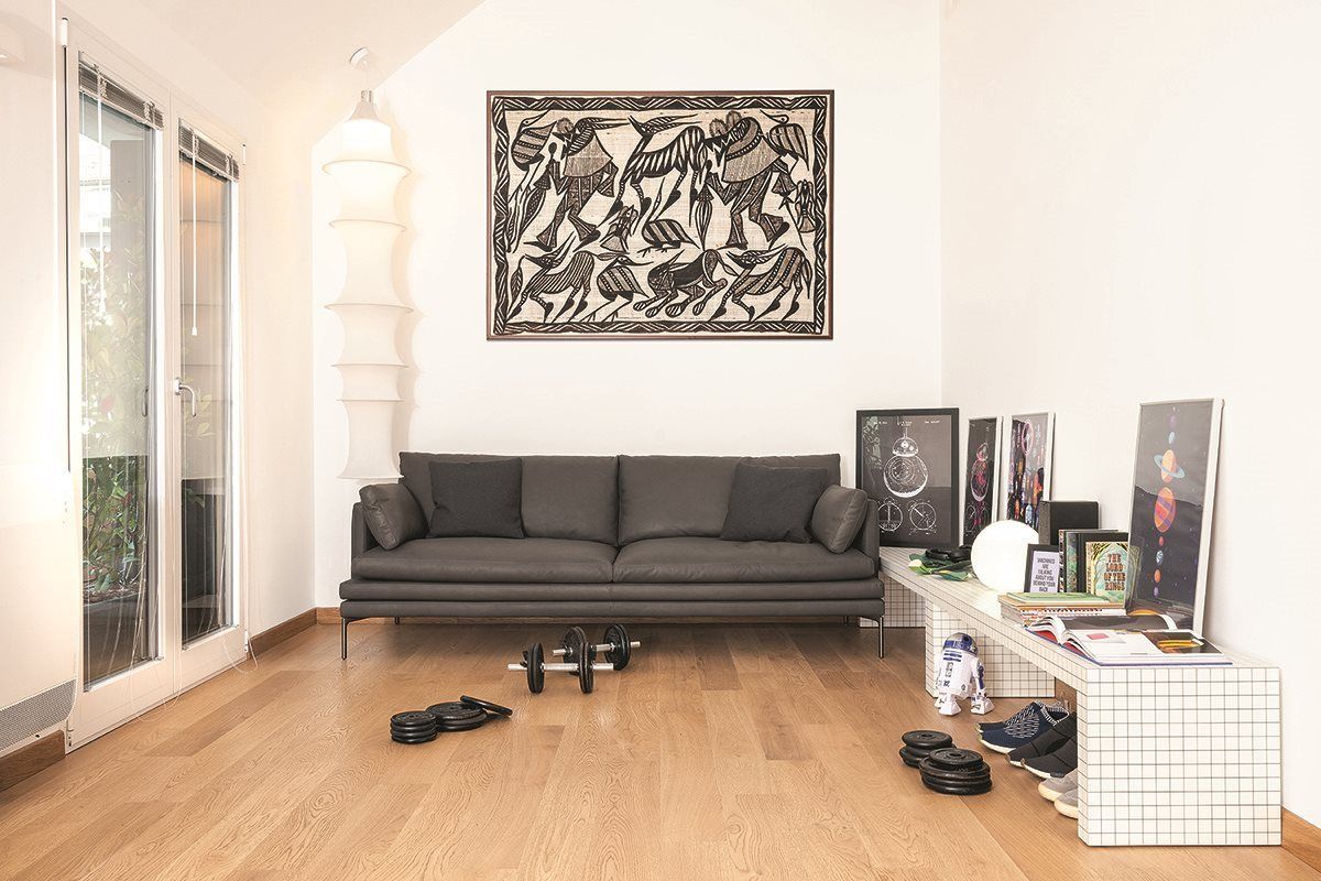 Quaderna Wandtisch und Bank Zanotta