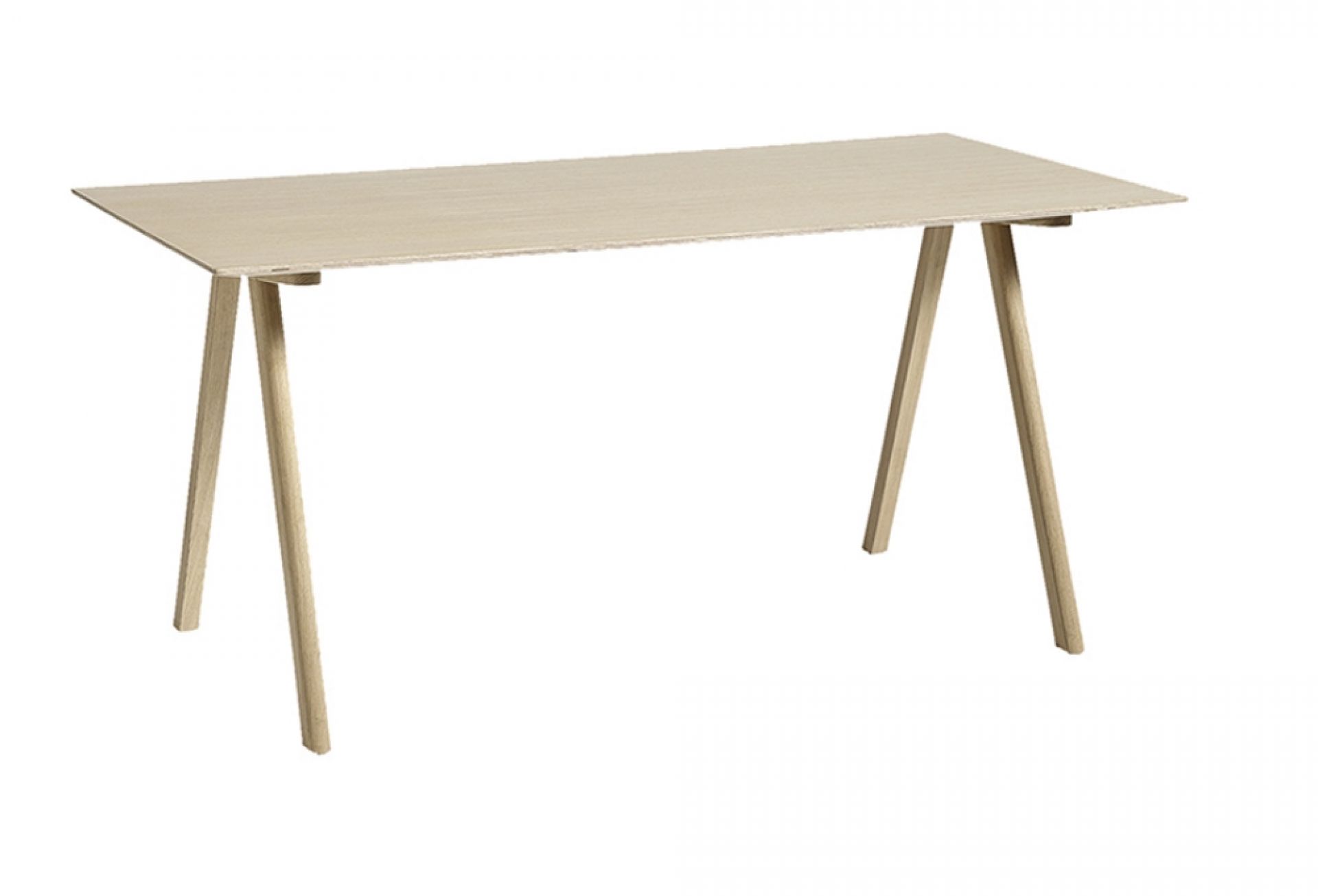 Copenhague Table CPH 10 Tisch Hay Eiche wasserbasierter lack / Platte Linoleum off white MDF Kante