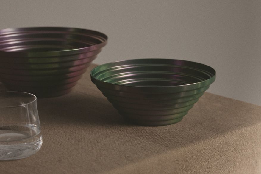 Maya Schale rund Ø 25 cm Greenpurple 7320/25GRP Alessi  