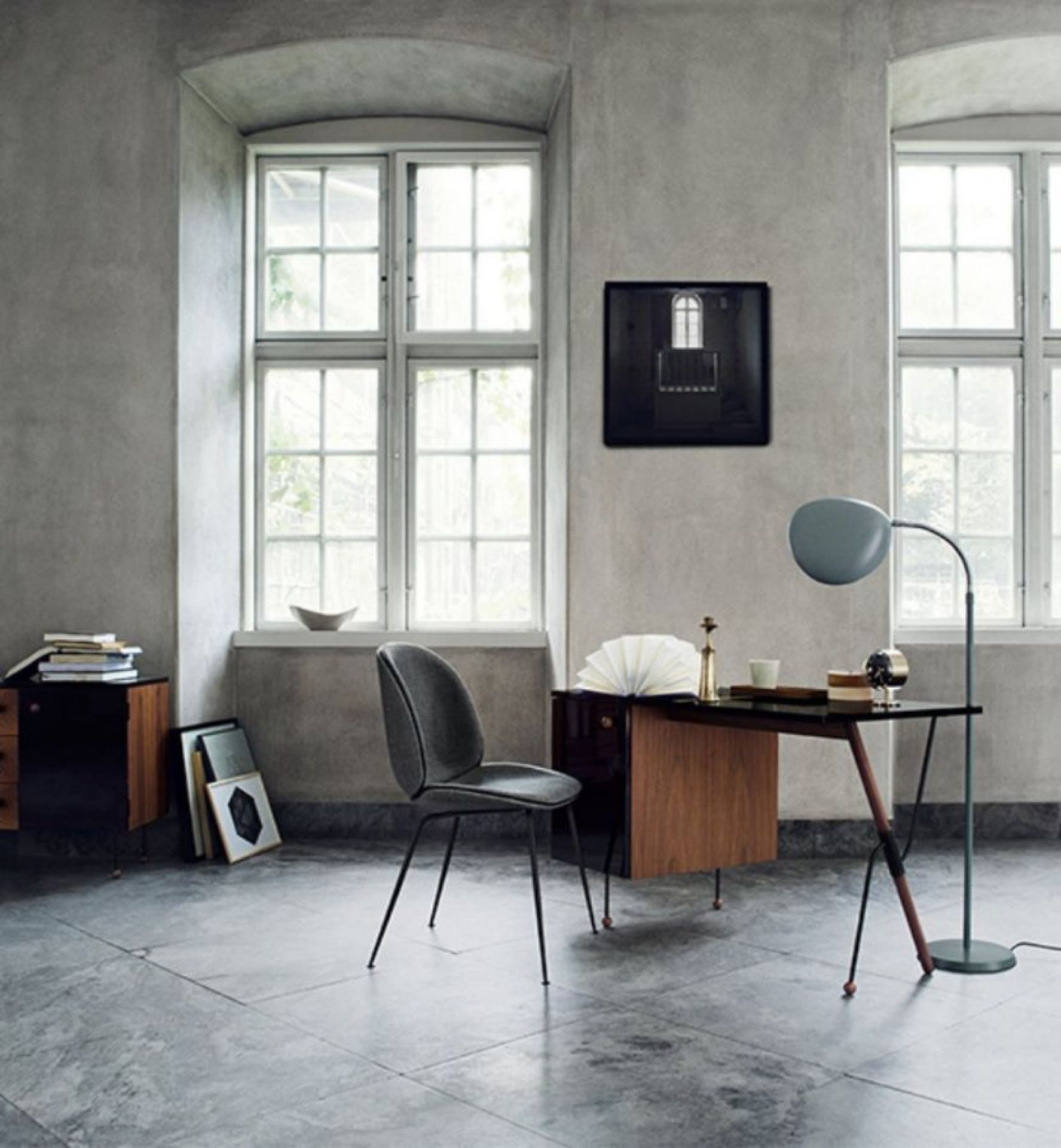 Beetle Chair Esszimmerstuhl Ungepolstert Konisches Gestell Gubi