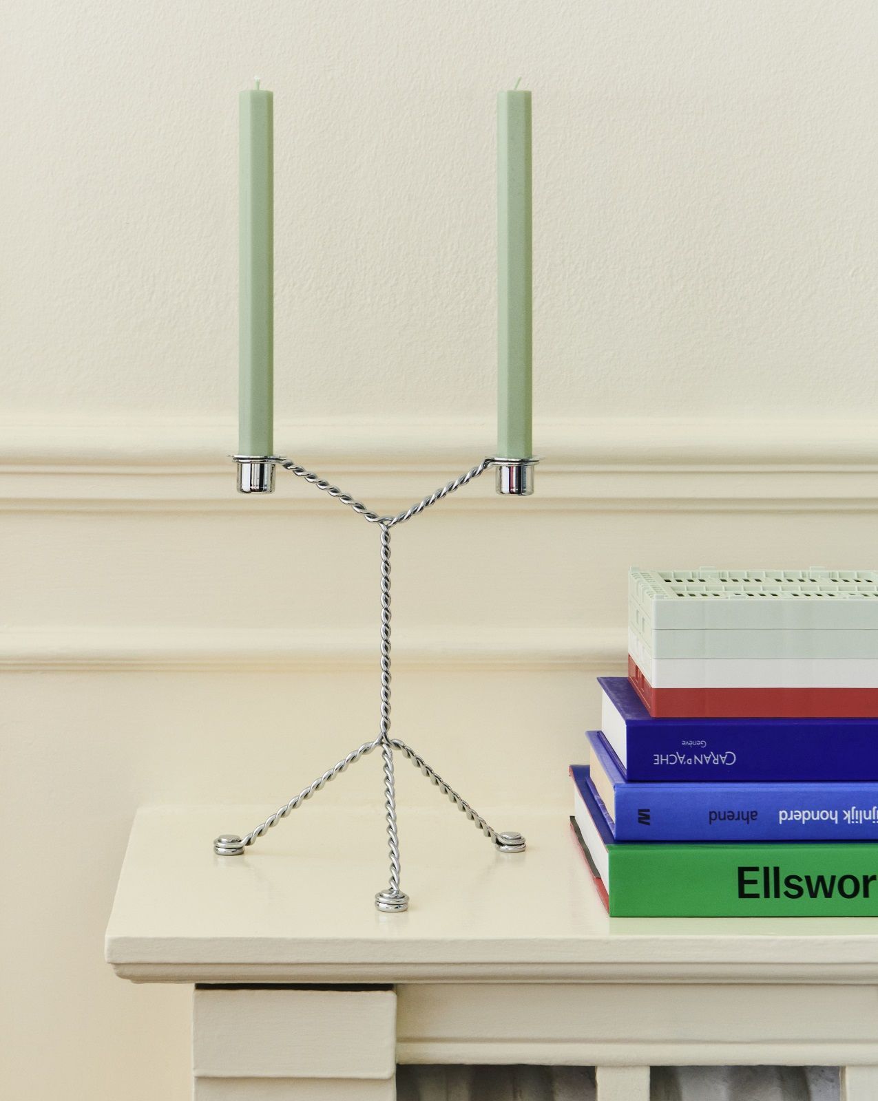 Wire Candleholder Kerzenständer Hay