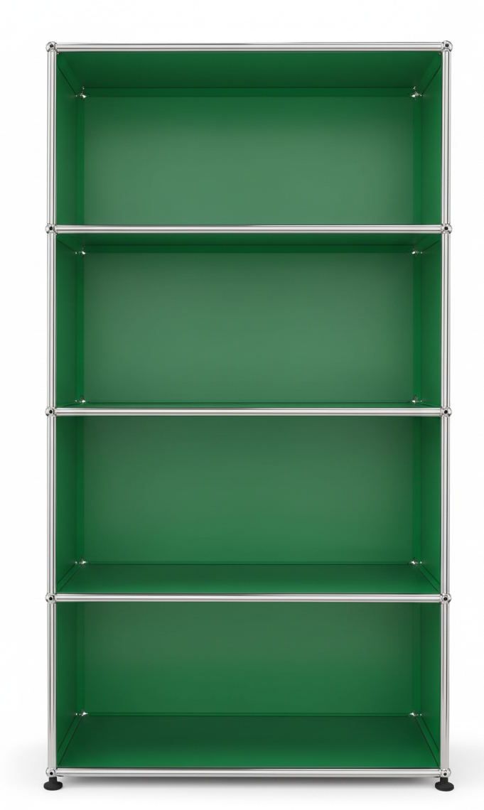 USM Haller Regal Offen H 144 cm Grün