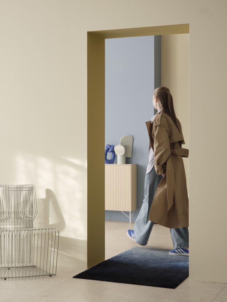 Dis Indoor / Outdoor Fußmatte Blau Heymat 