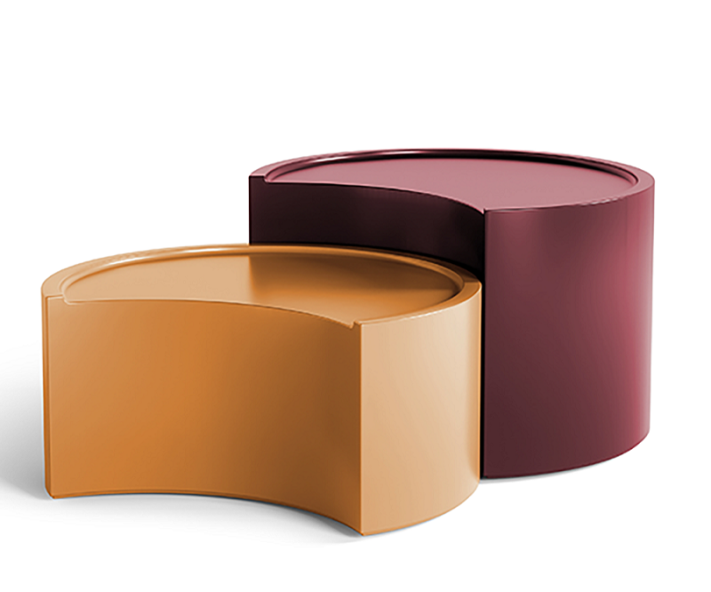 Low Bol Tavolino Beistelltisch / Couchtisch Zanotta