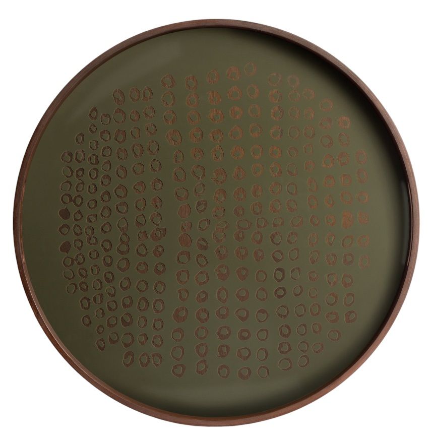 Second Nature Tray Tablett Rund Ethnicraft