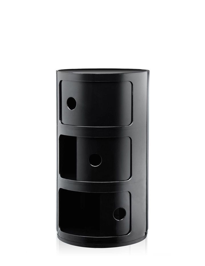 Componibili 4967 3-er Element Kartell-schwarz