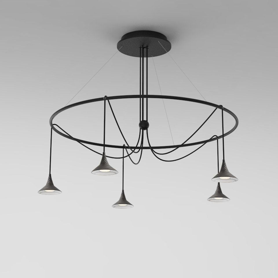 Unterlinden Chandelier Ring Kronleuchter Aluminium 2700K Artemide