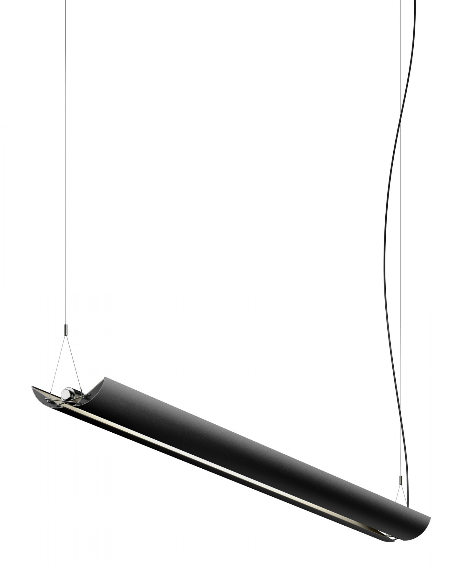 Updown 30 Pendelleuchte Belux Schwarz 3000K Dimmbar
