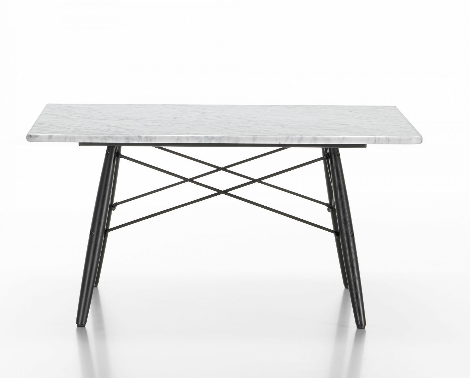 Eames Coffee Table Square Marmor weiss Vitra