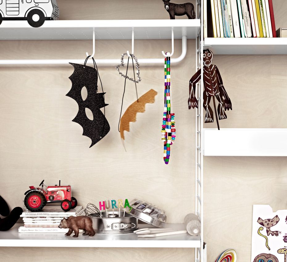 Einzelteil Haken für Metallregal 5-er Pack String Furniture 