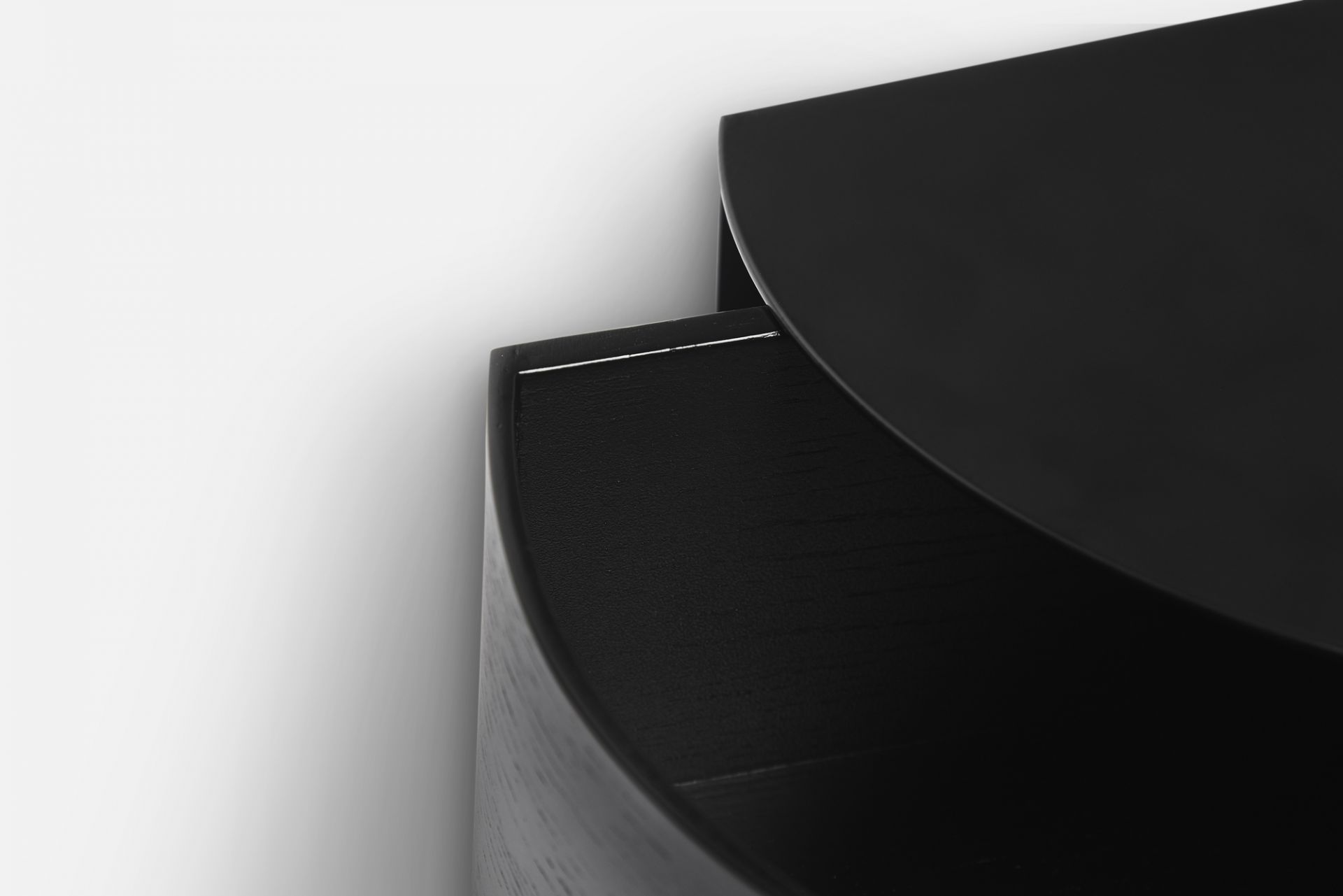 Wallie Wandschublade Regal Schwarz Woud