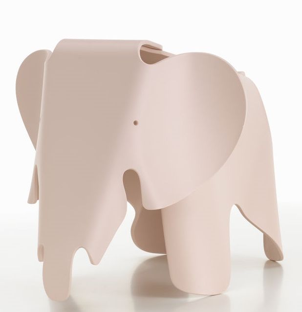 Eames Elephant Hocker RE Vitra Zartrosa