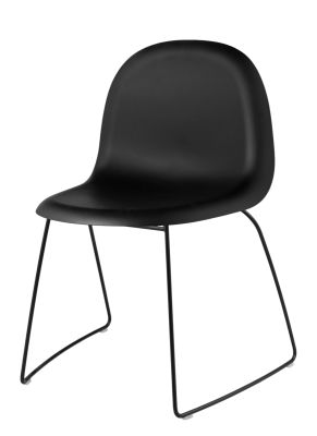 3D Esszimmerstuhl Kunststoff - Sledge Base stapelbar Gubi