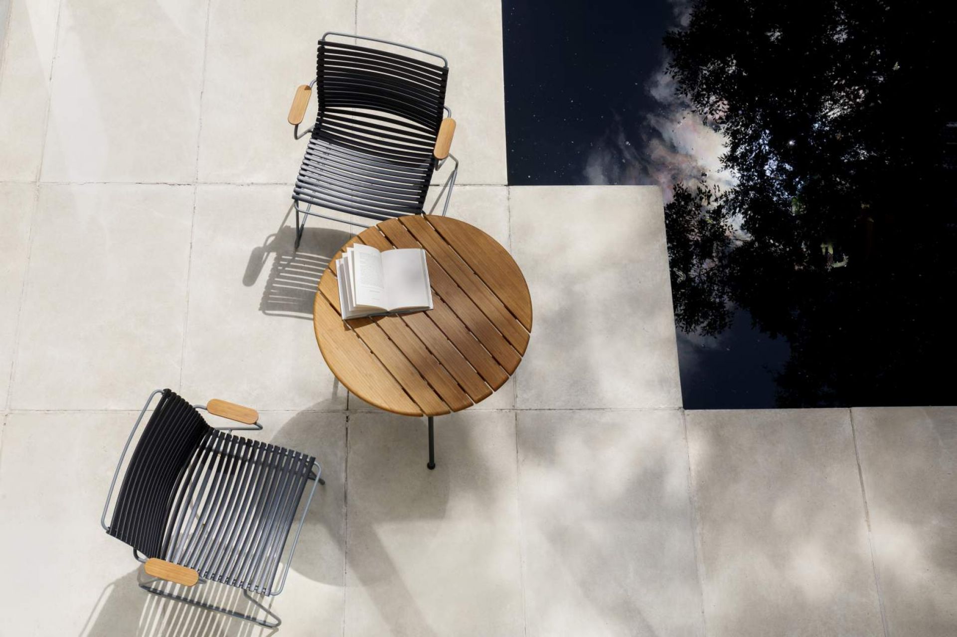 Click Dining Stuhl mit Armlehne Outdoor Houe