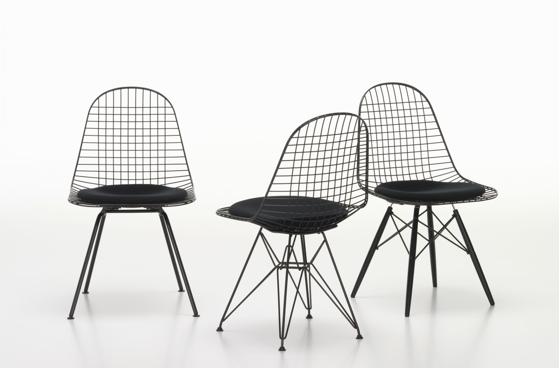 DKX-5 Wire Chair Stuhl mit Sitzkissen Vitra
