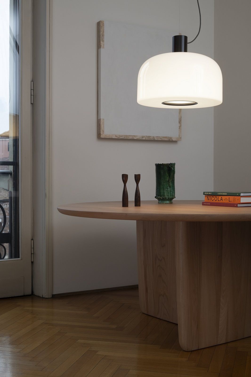 Bellhop Glass S2 Pendelleuchte Flos