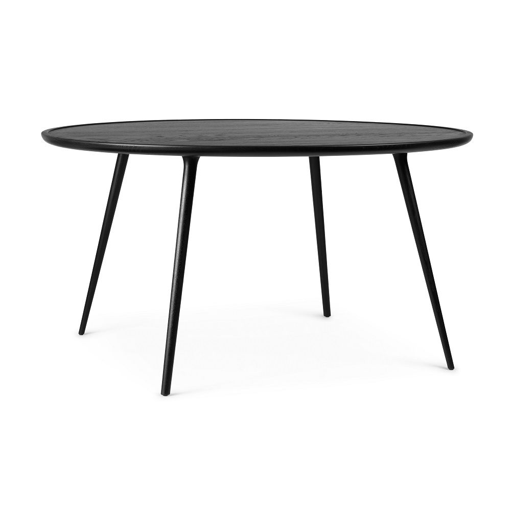 Accent Dining Table Tisch Eiche d 140 Mater Eiche schwarz gebeizt