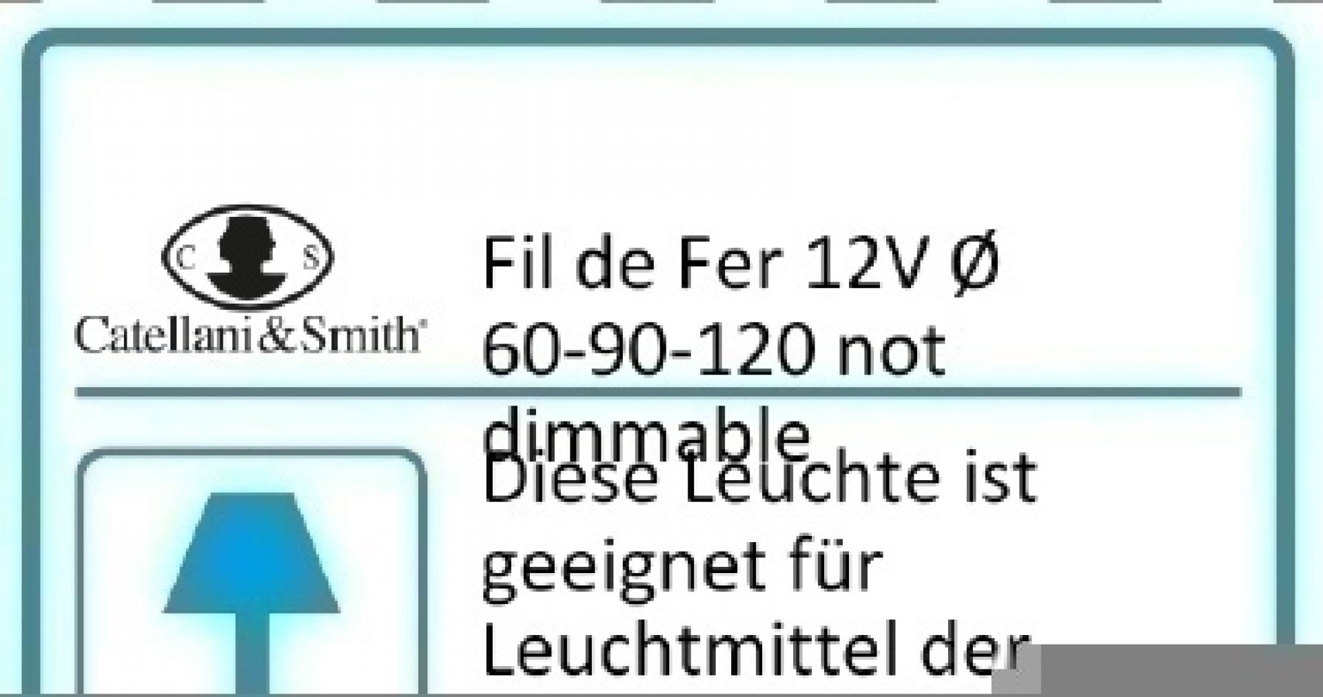 Fil de Fer Bodenleuchte Catellani & Smith