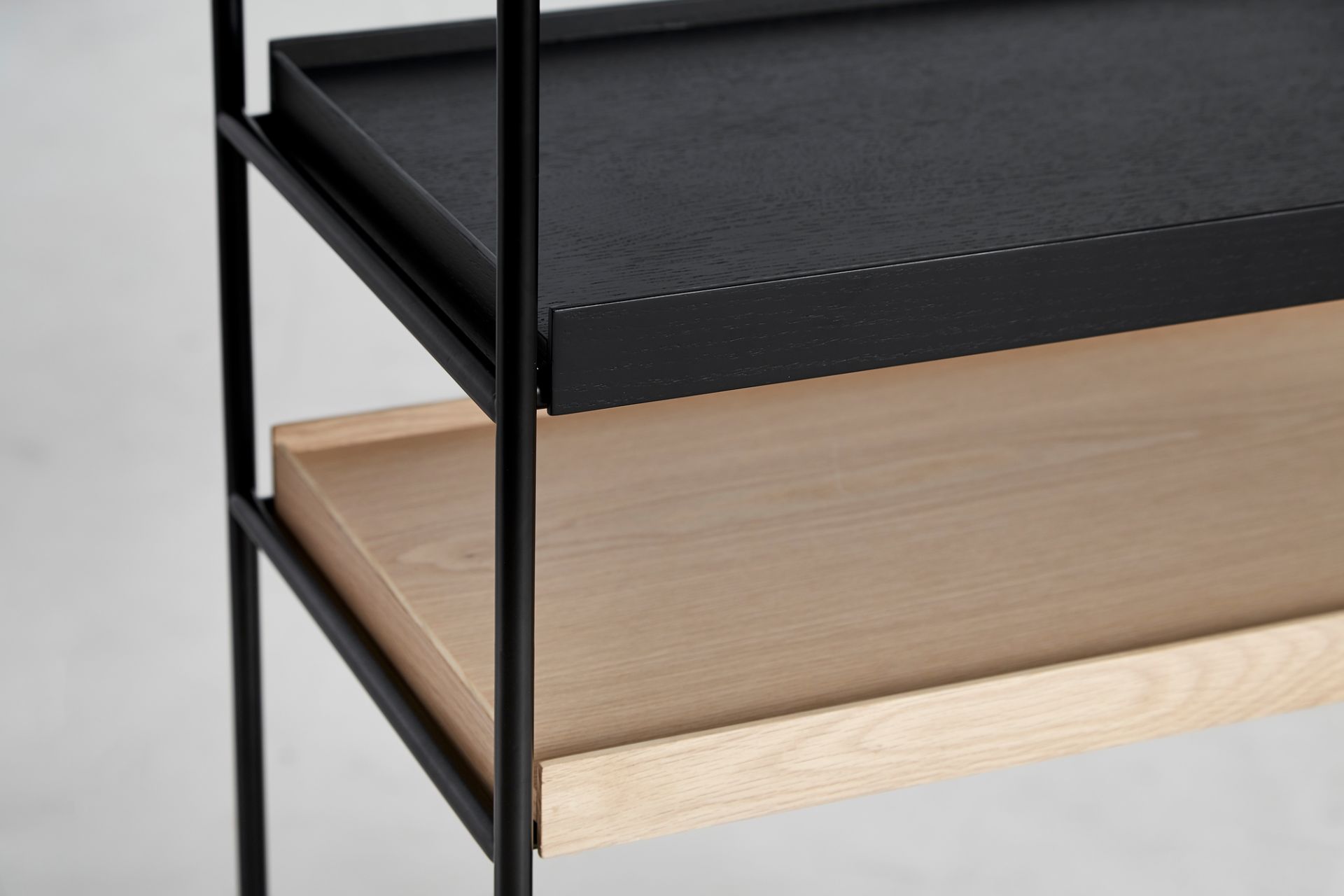 Tray Shelf Low Regal Woud