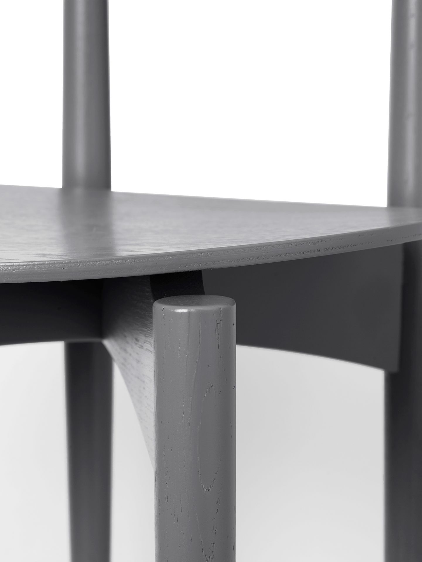 Herman Esszimmerstuhl mit Holzgestell Warmes Grau Ferm Living