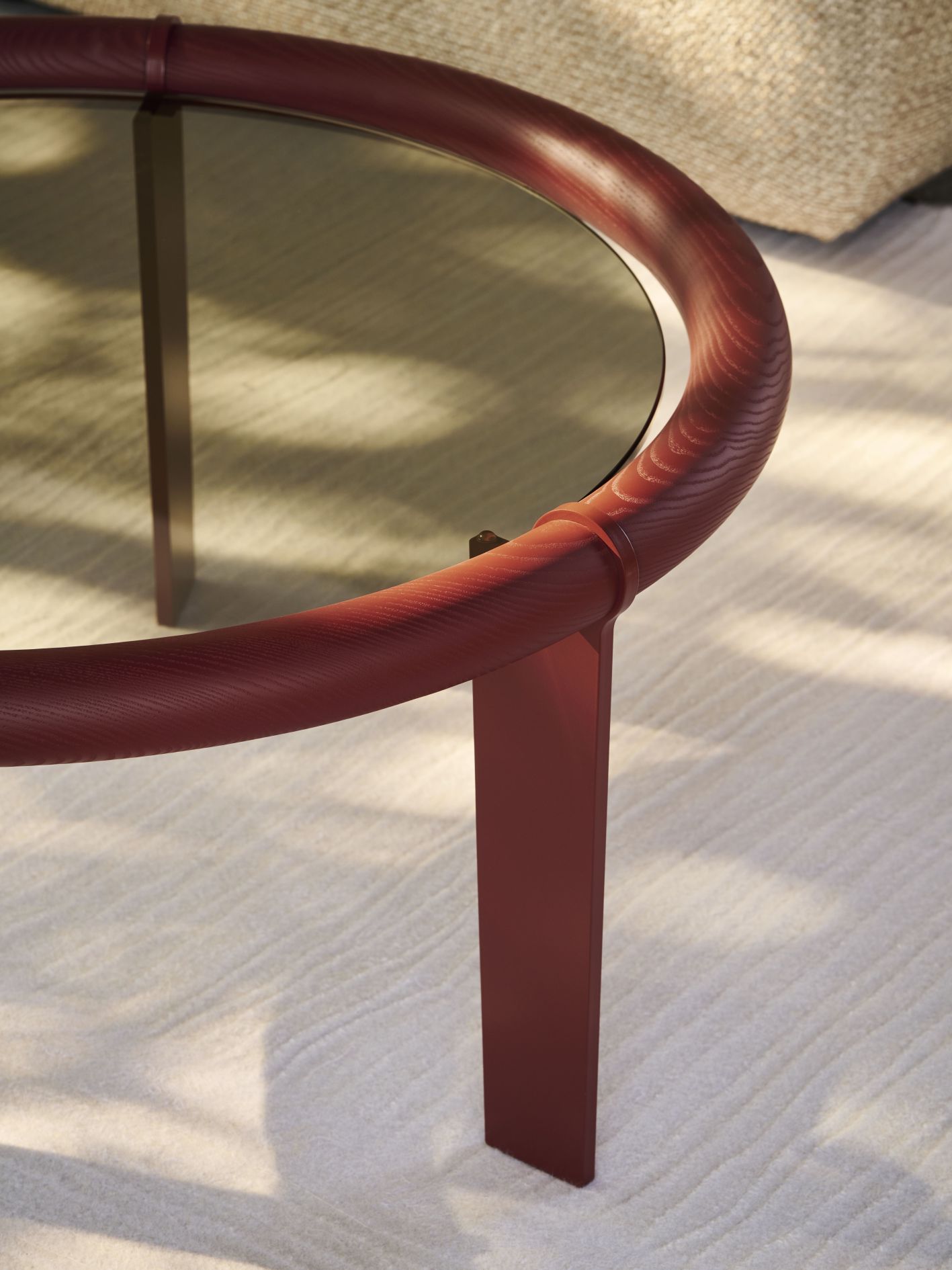 Boia Couchtisch rot Favius