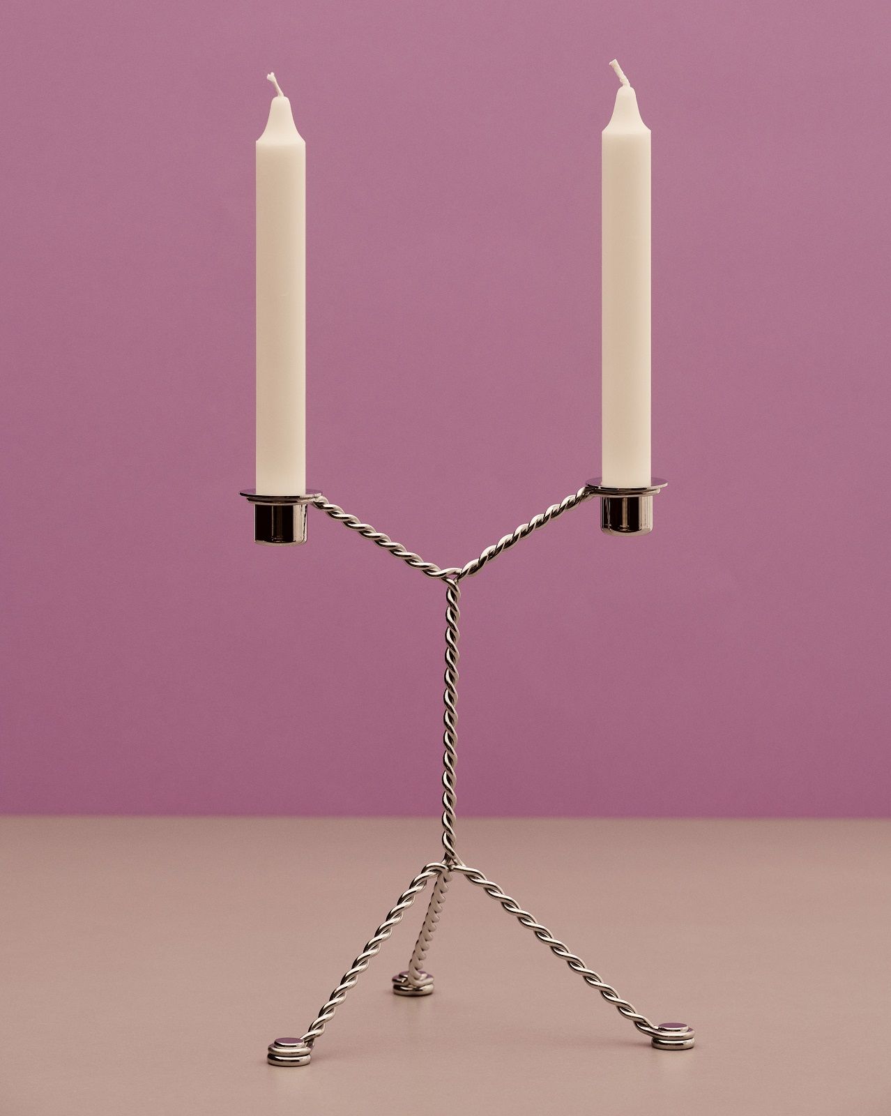 Wire Candleholder Kerzenständer Hay