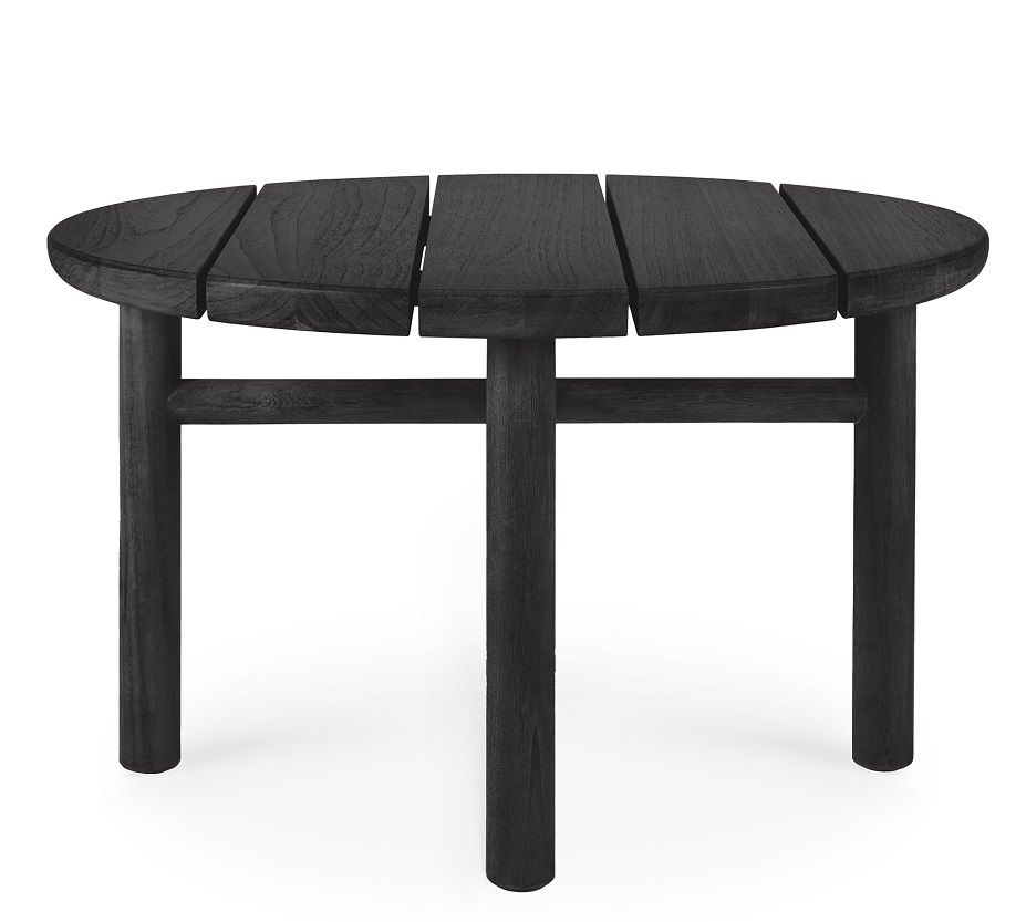 Quatro Outdoor Beistelltisch Teak schwarz lackiert Ethnicraft