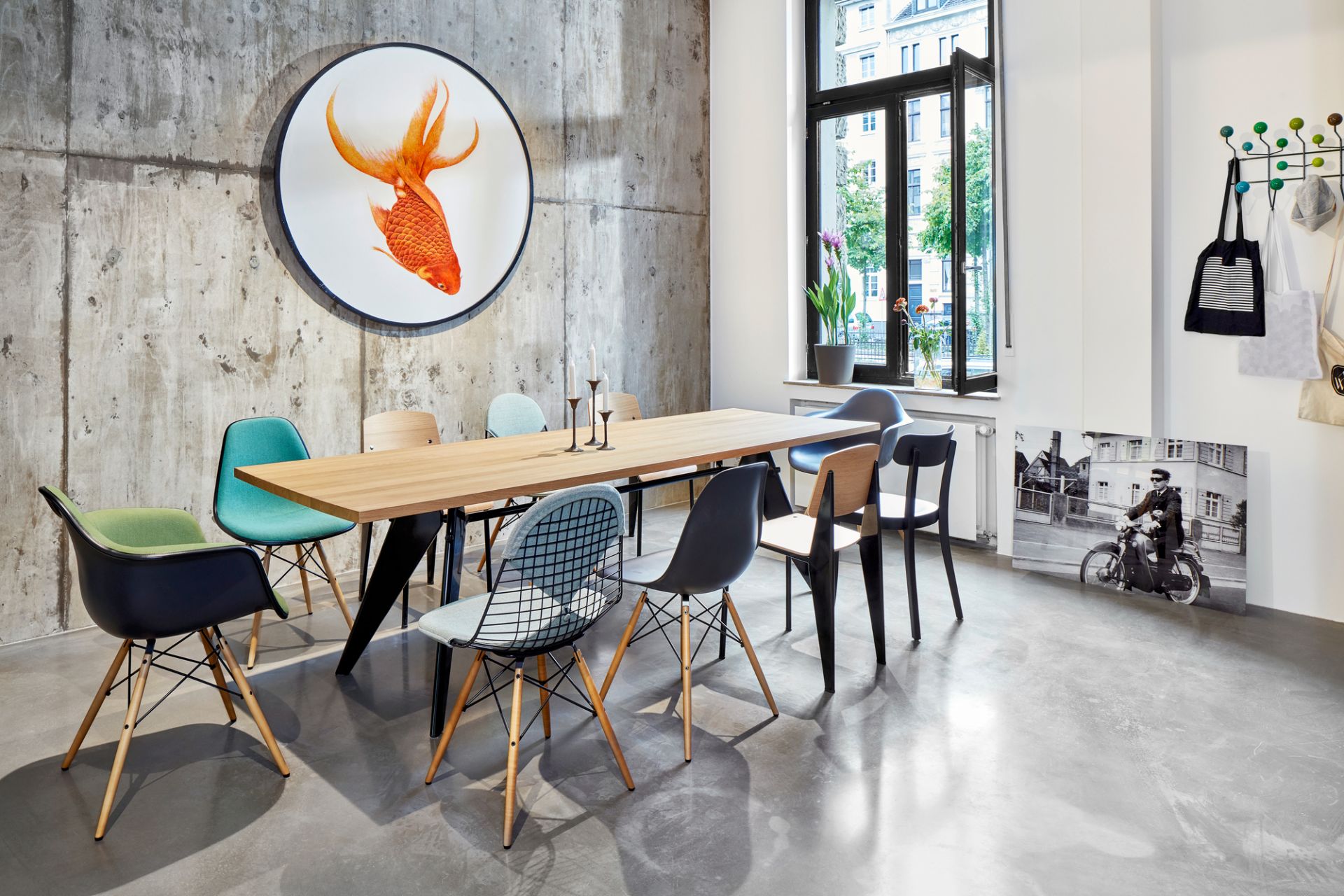 DKW Wire Chair Stuhl ungepolstert Vitra
