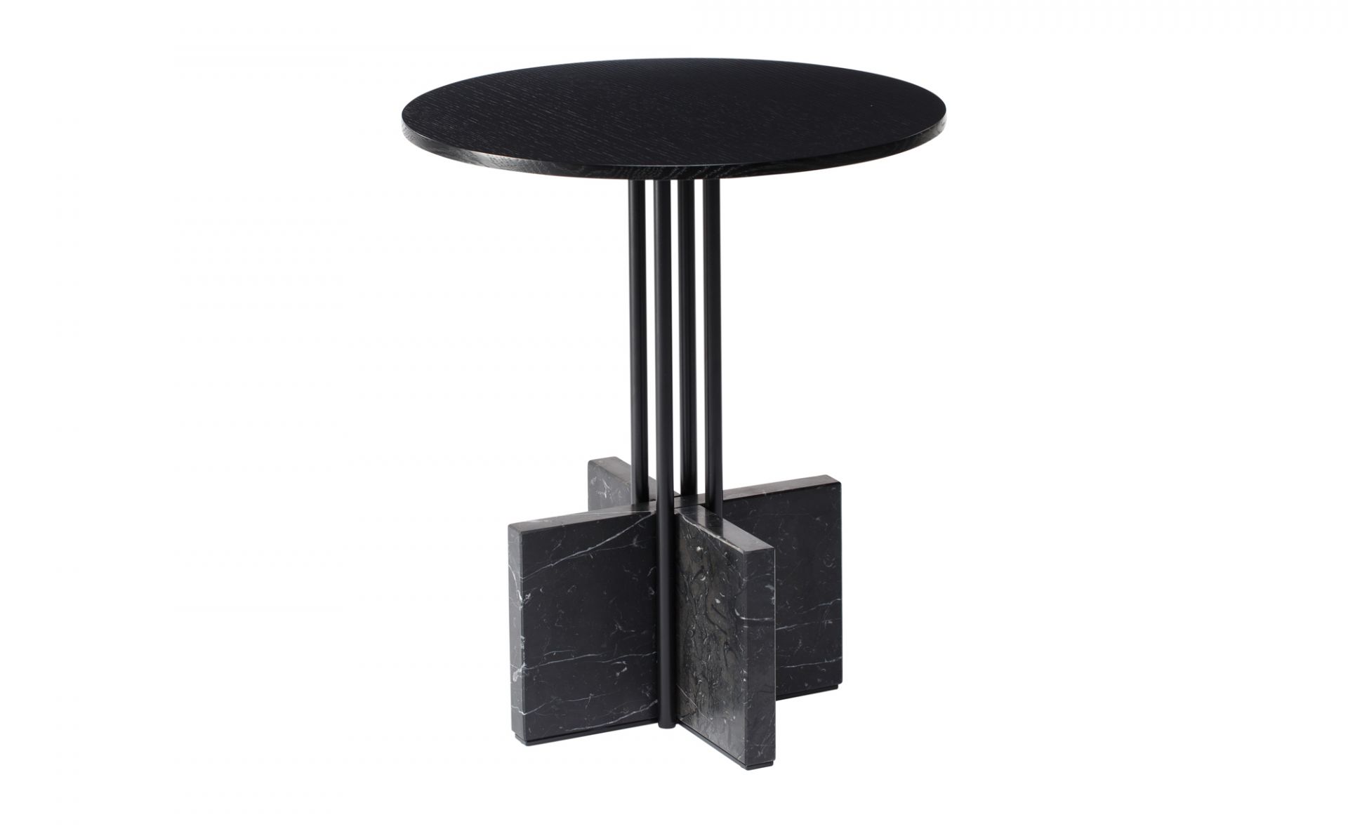Gravity Table Beistelltisch Hoch Nero Marquina Favius