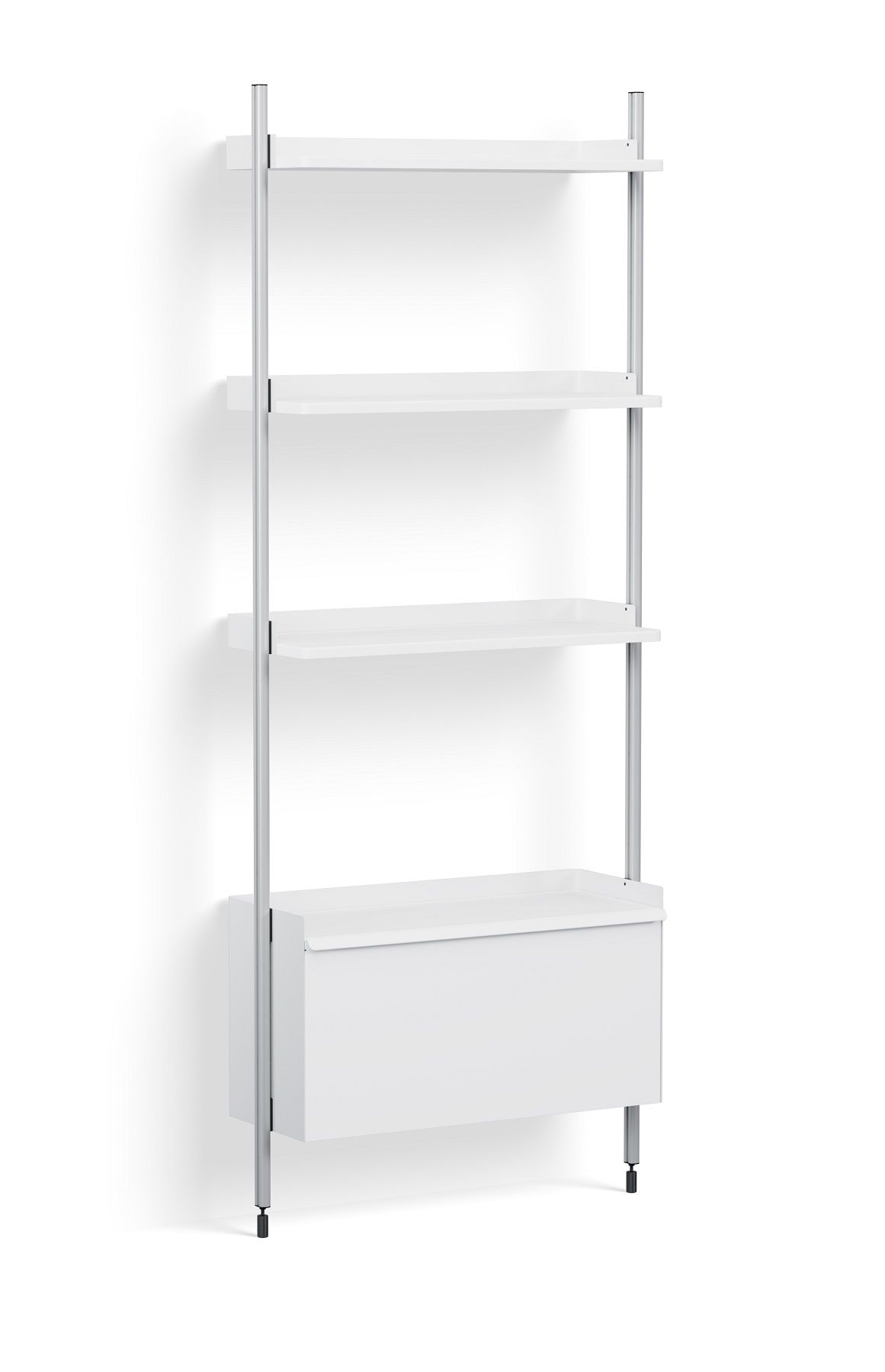 Pier System 131 1 Column Regal Hay Weiß-Aluminium
