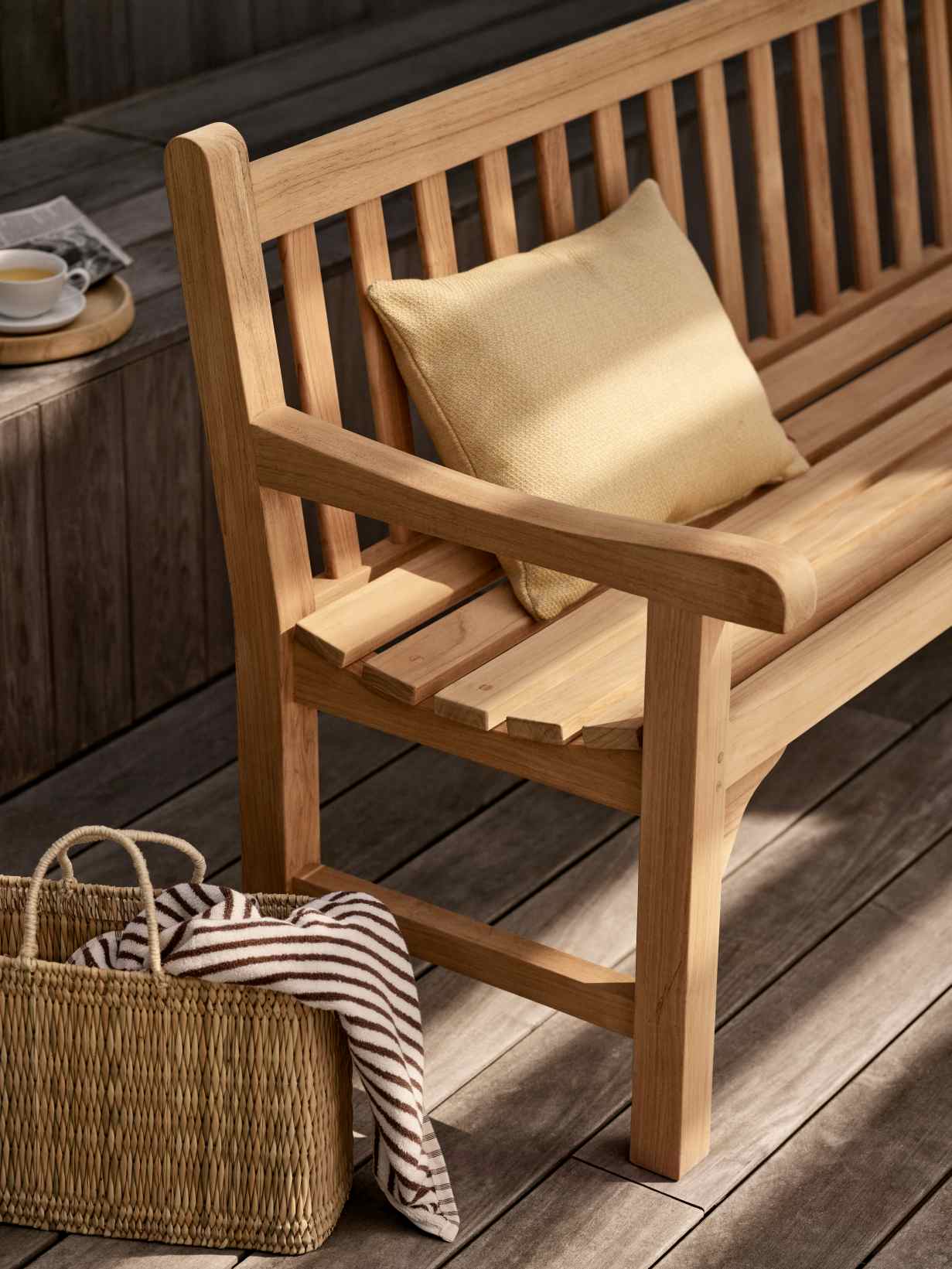 England Bench Bank Outdoor Skagerak by Fritz Hansen