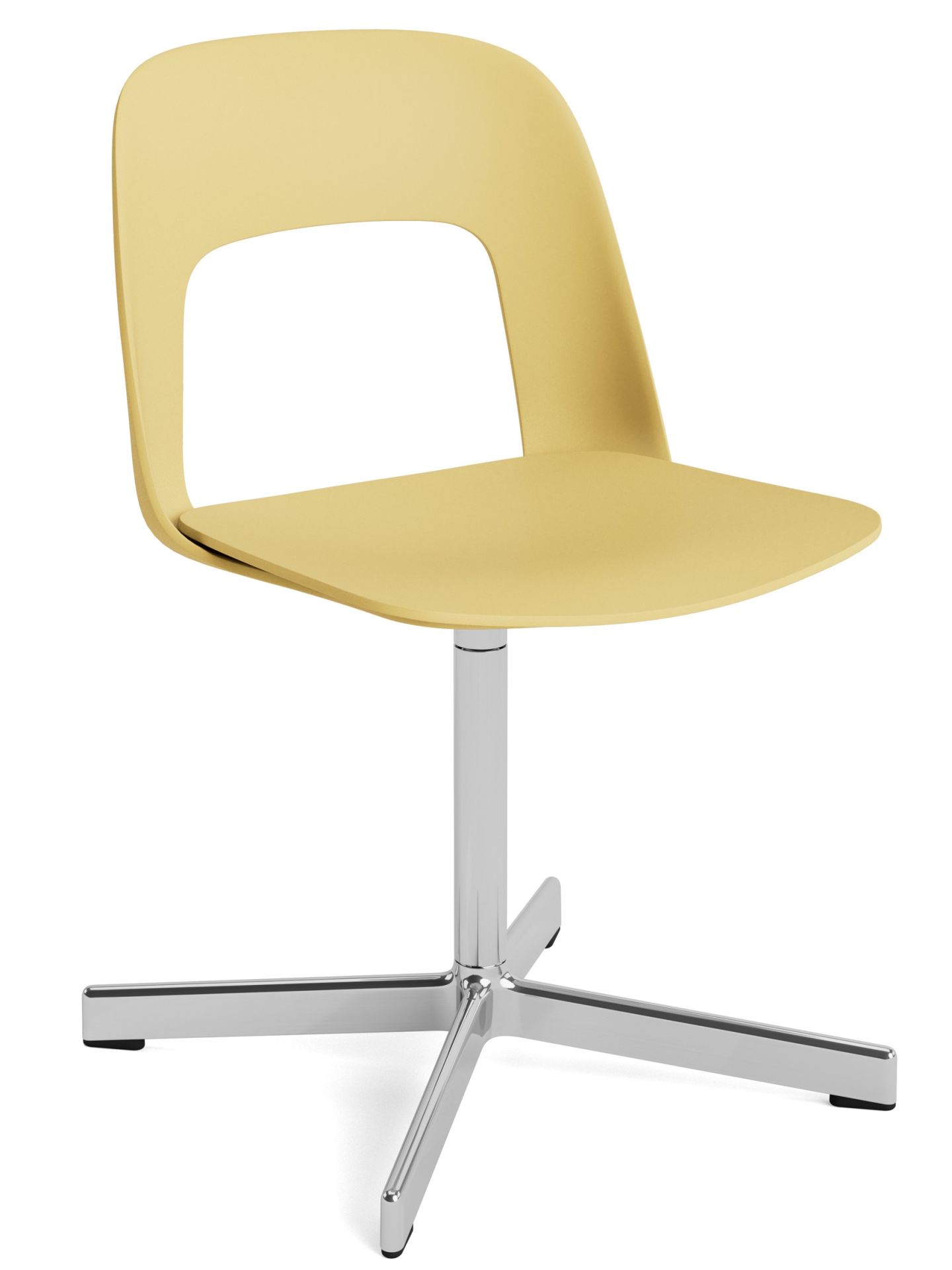 Layout Side Chair 131 4-Stern Drehfuß Stuhl Hay