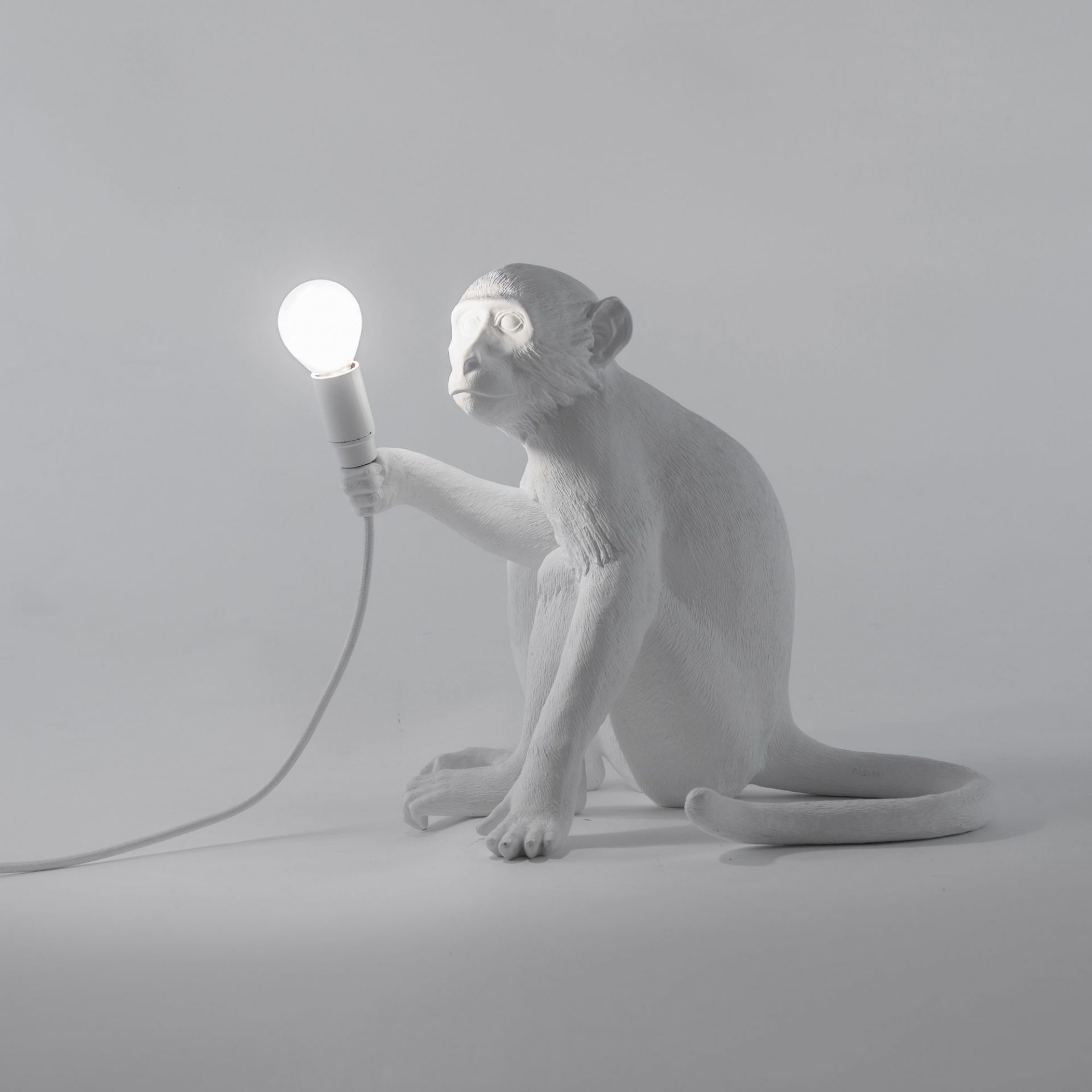 Monkey Sitting Lamp Stehleuchte / Tischleuchte Indoor mit Schalter Seletti EINZELSTÜCK