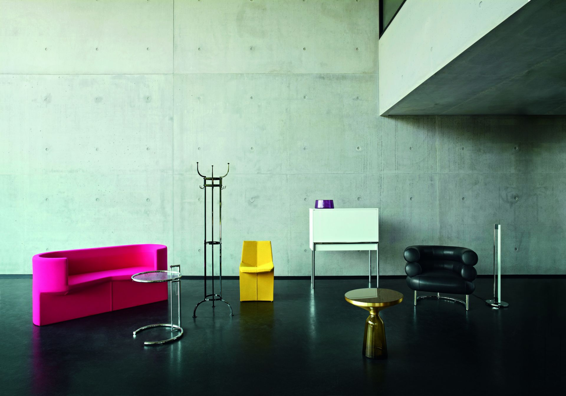 Bell Side Table Beistelltisch Stahl ClassiCon Quarz-grau