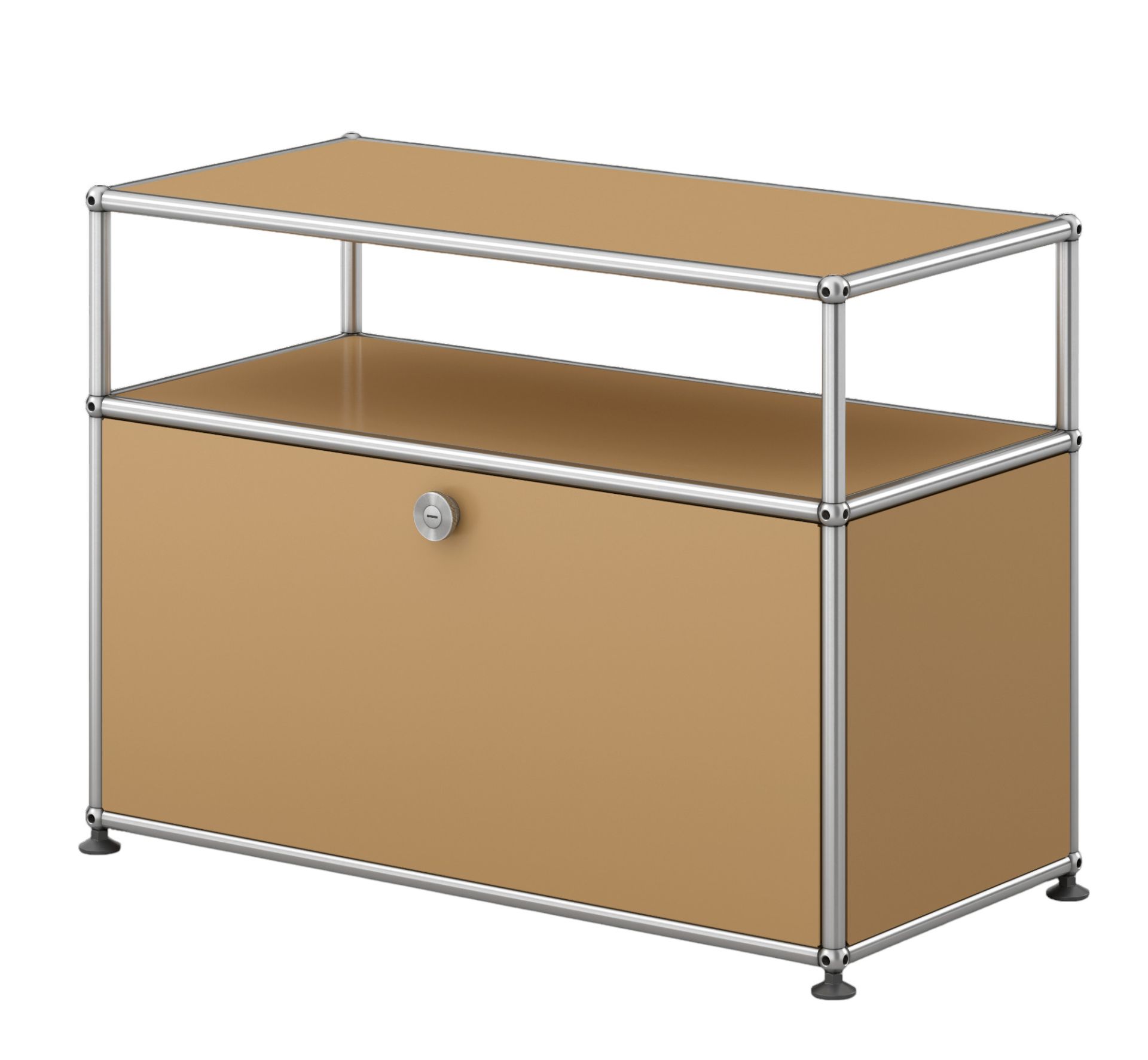 USM Haller Beistellmöbel mit 1 Klappe – QUICK SHIP - beige