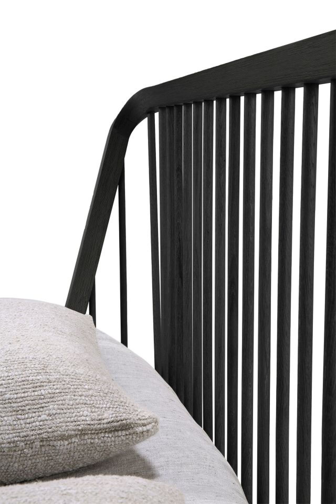 Spindle Bett Eiche Schwarz Ethnicraft