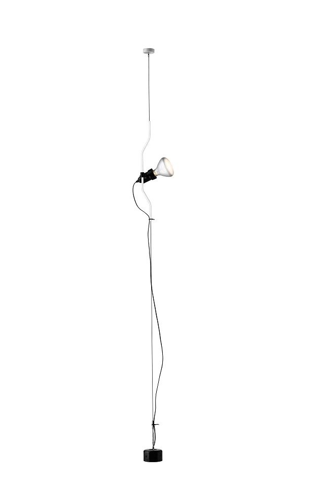 Parentesi Lamp Leuchte mit Schalter WEISS Flos EINZELSTÜCK